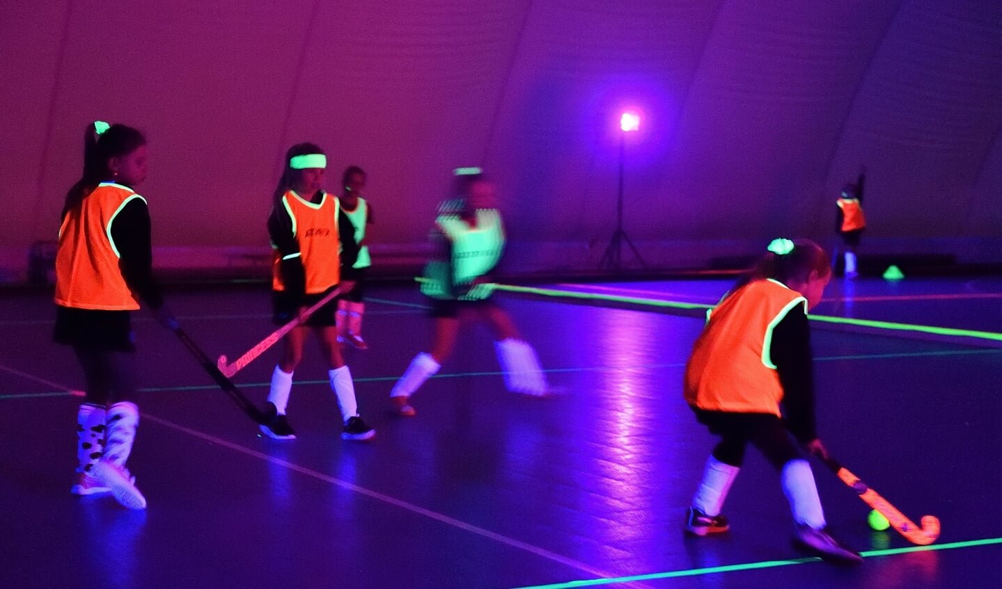 Glow in the dark Floor hockey, glow in the dark sports, Scarborough, Oshawa