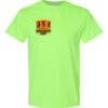 Neon Green logo Custom team Tshirt